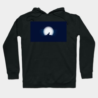 Dog and Moon Hoodie